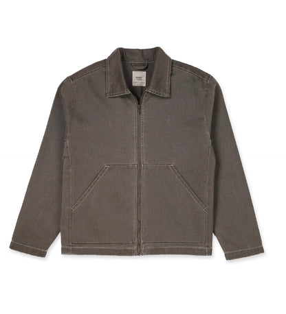 EASTON - WASHED HEAVY TWILL ZIP JACKET