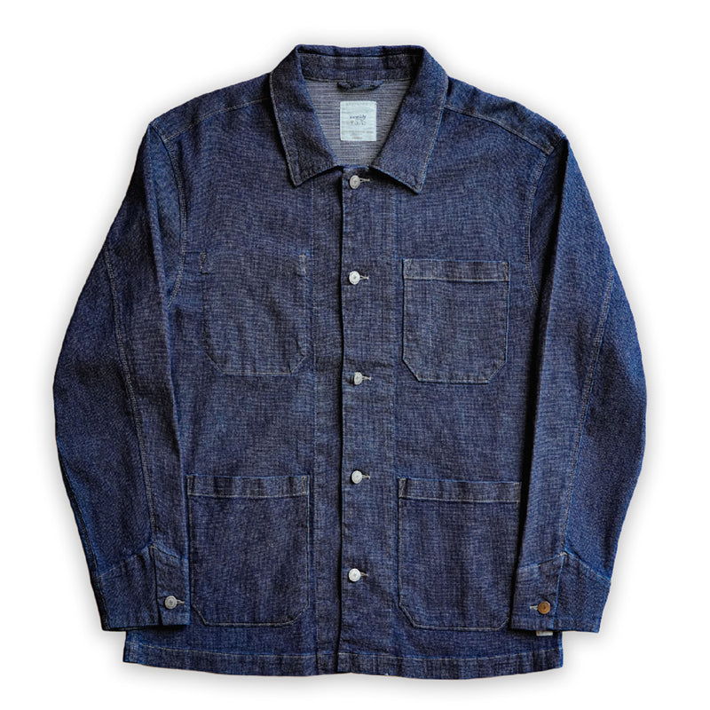 SULLIVAN - INDIGO KNIT STRETCH CHORE JACKET