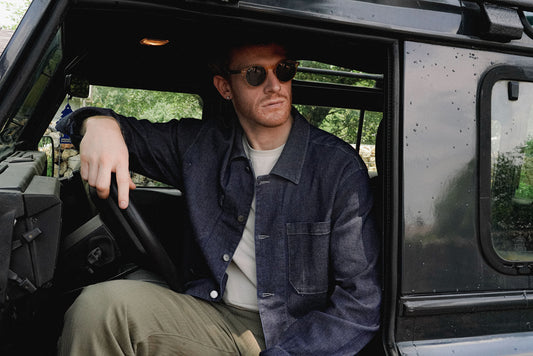 SULLIVAN - INDIGO KNIT STRETCH CHORE JACKET