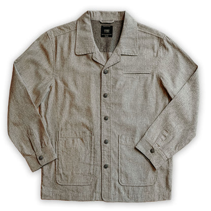 CLARK - BUTTON FRONT STRETCH CHORE JACKET