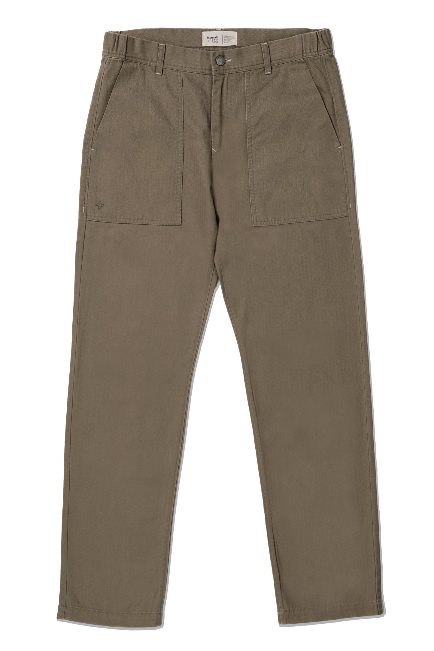 WENDALL - WASHED HERRINGBONE PANT