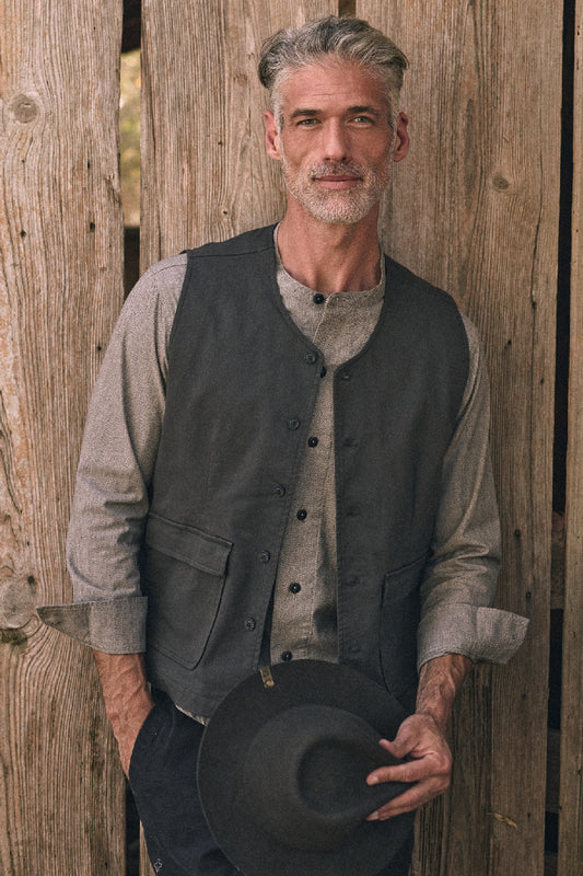 KANE - COTTON NYLON STRETCH TWILL VEST