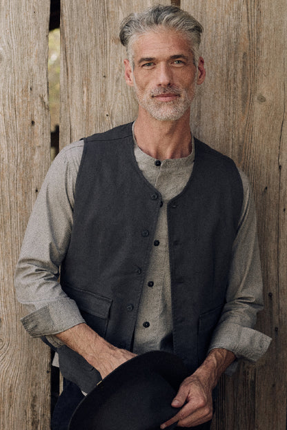 KANE - COTTON NYLON STRETCH TWILL VEST