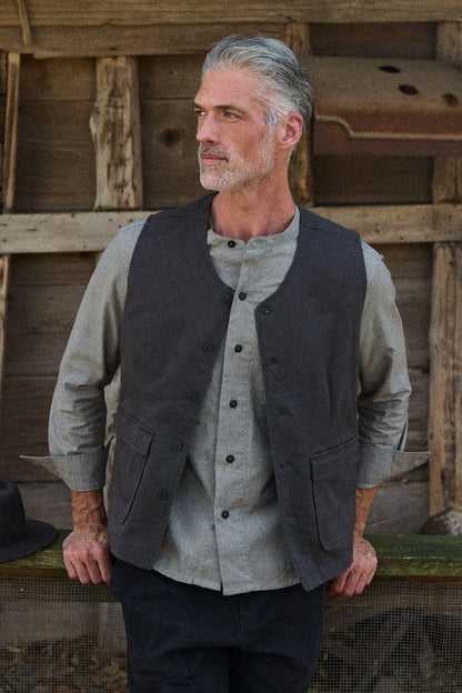 KANE - COTTON NYLON STRETCH TWILL VEST