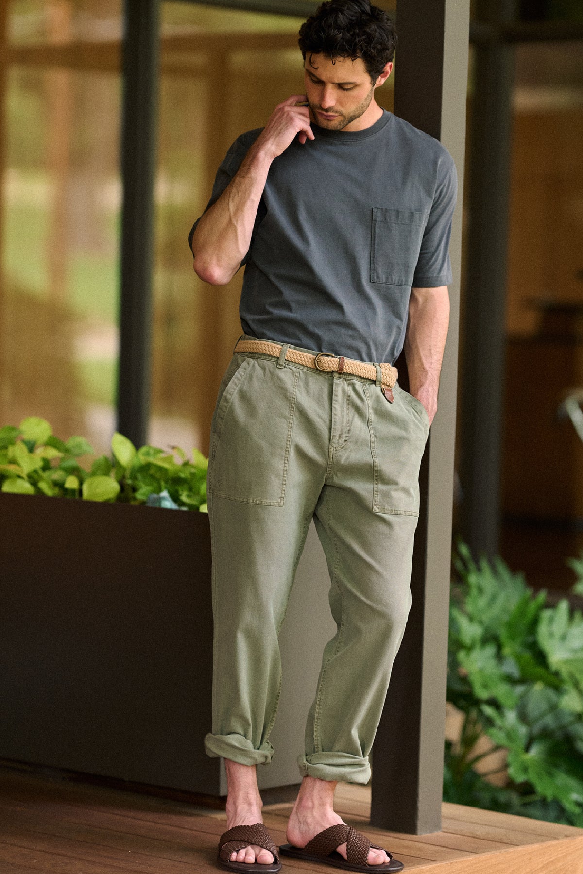 McKINNEY - SIDE ELASTIC CANVAS UTILITY PANT