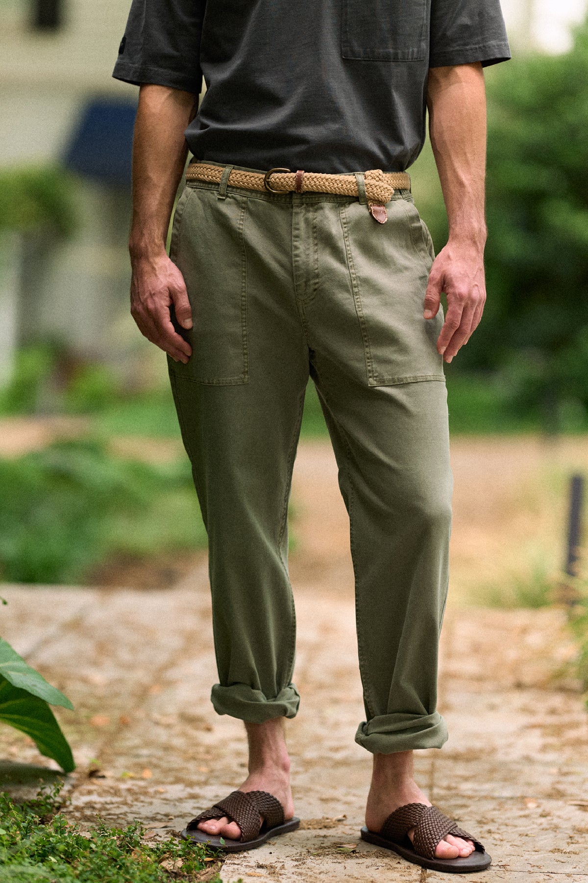McKINNEY - SIDE ELASTIC CANVAS UTILITY PANT