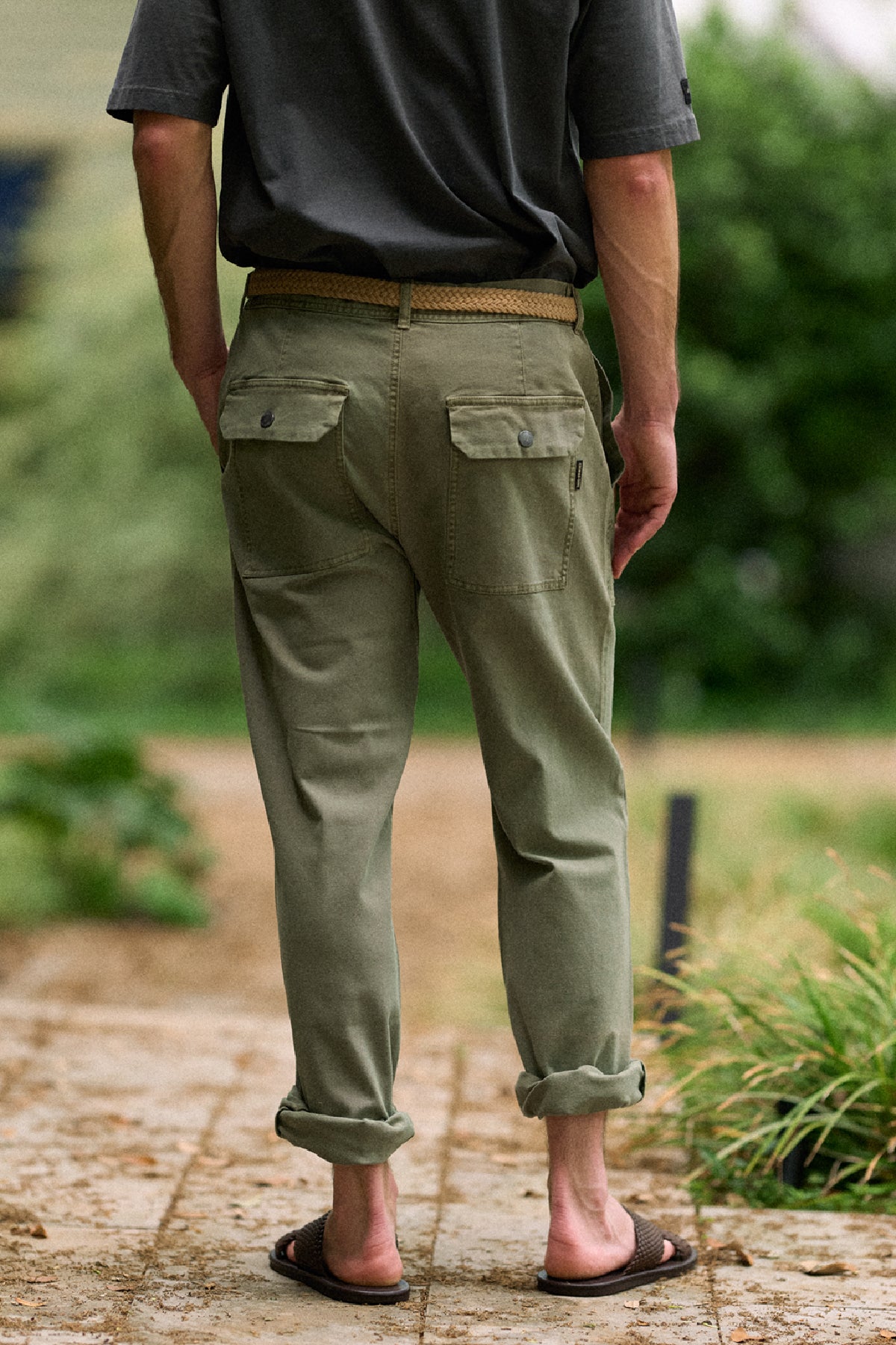 McKINNEY - SIDE ELASTIC CANVAS UTILITY PANT