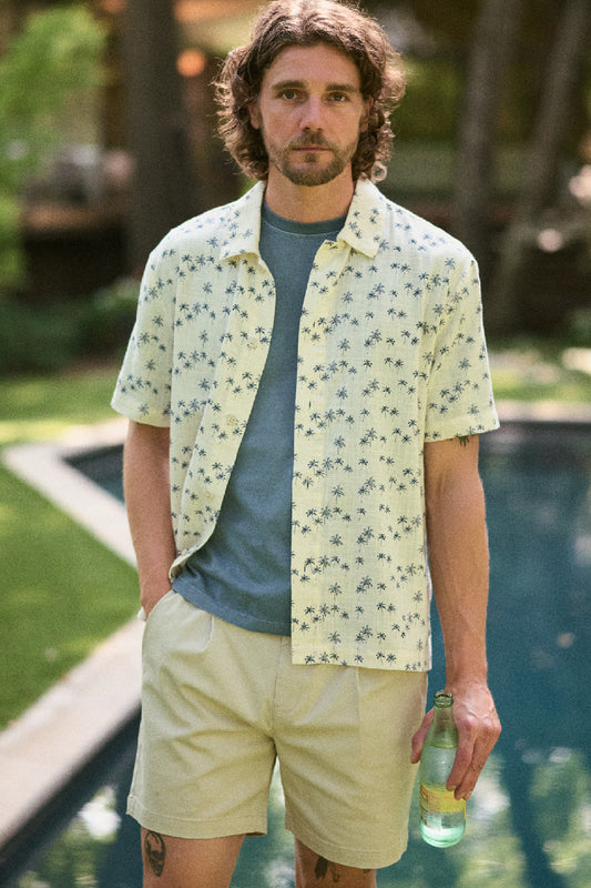 NEUTRA - DRAWSTRING ELASTIC WAIST TWILL SHORT