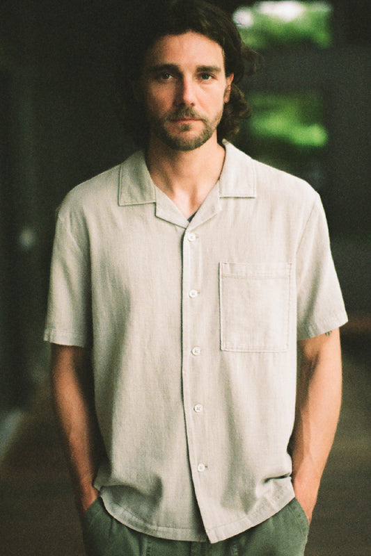 PARKER - OVERDYED CAMP SHIRT
