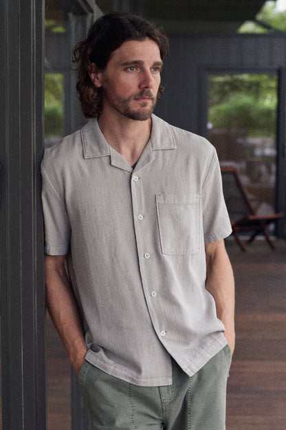 PARKER - OVERDYED CAMP SHIRT