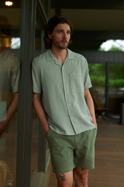 PARKER - OVERDYED CAMP SHIRT