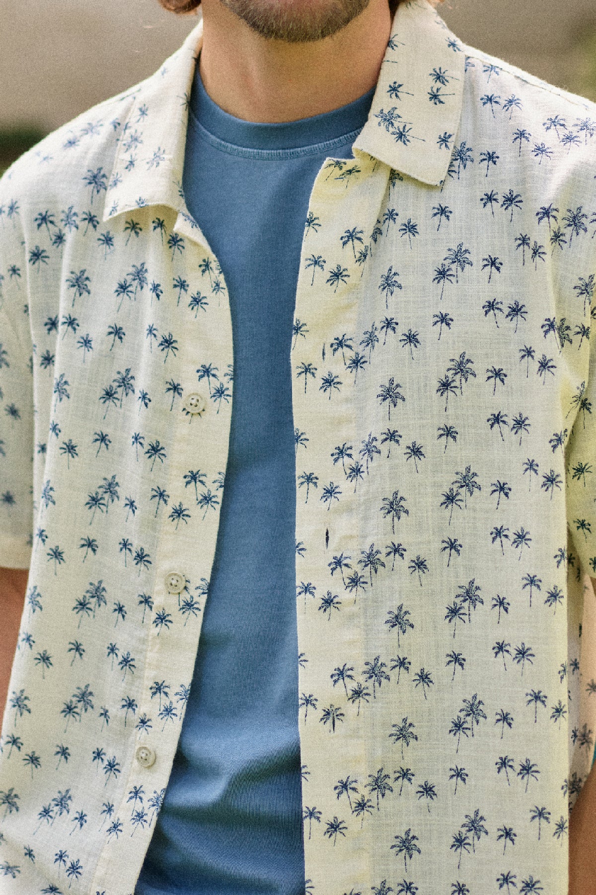 VENICE - PRINTED COTTON CROSSHATCH WOVEN