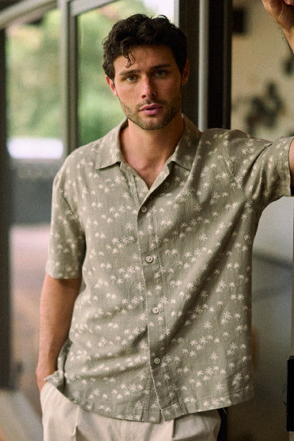 VENICE - PRINTED COTTON CROSSHATCH WOVEN