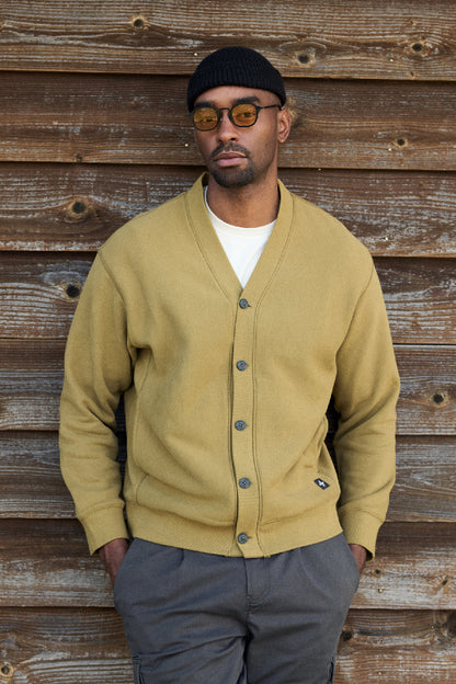 WALLACE - BRUSHED FLEECE CARDIGAN